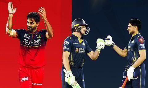 ஐபிஎல்: குஜராத்துக்கு எதிராக டாஸ் வென்ற பெங்களூரு பந்துவீச்சு தேர்வு