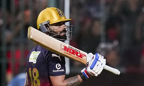 ஐபிஎல் 2026: அதிக ரன்கள் அடித்த வீரர்கள் பட்டியலில் முதலிடத்திற்கு முன்னேறிய கோலி

