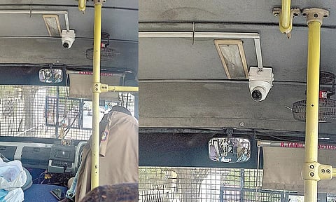 கைதிகளை அழைத்துச் செல்லும் போலீஸ் வாகனங்களில் சிசிடிவி கேமராக்கள்