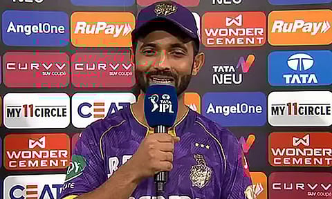 லக்னோவுக்கு எதிரான வெற்றி குறித்து ரஹானே பேட்டி