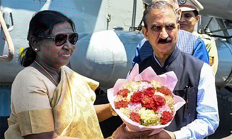 6 நாள் பயணமாக சிம்லா வந்தடைந்தார் திரவுபதி முர்மு