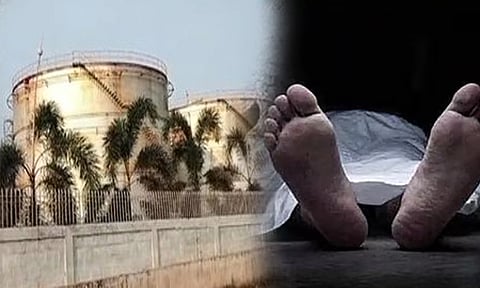 கும்மிடிப்பூண்டியில் விஷவாயு தாக்கி ஒருவர் உயிரிழப்பு - 4 பேர் கவலைக்கிடம்