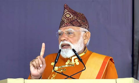 சிக்கிம் மாநிலத்தின் வளர்ச்சியை காங்கிரஸ் அரசு தடுத்தது - பிரதமர் மோடி குற்றச்சாட்டு