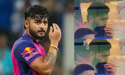 ரியான் பராக் மின்-சிகரெட் பயன்படுத்தும் வீடியோ வெளியாகி அதிர்ச்சி!