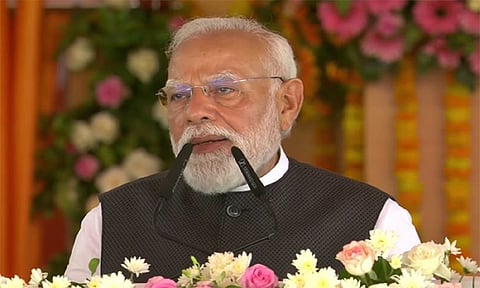 ‘உத்தர பிரதேசத்திற்கு அதிக தொகுதிகள் கிடைப்பதற்கு தி.மு.க. எதிர்ப்பு தெரிவிக்கிறது ‘ - பிரதமர் மோடி