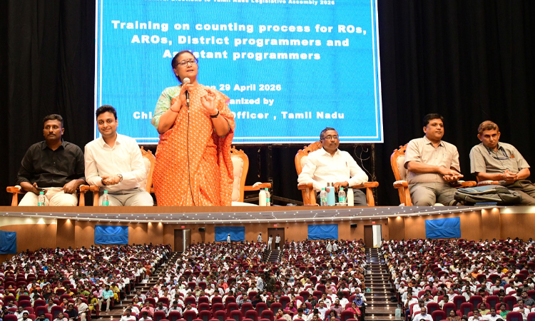 வாக்கு எண்ணும் செயல்முறை குறித்த பயிற்சி: அர்ச்சனா பட்நாயக் பங்கேற்பு