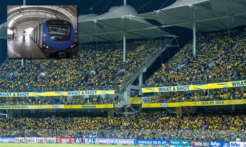 ஐ.பி.எல். போட்டி: மெட்ரோ ரெயிலில் இலவசமாக பயணிக்கலாம்..!