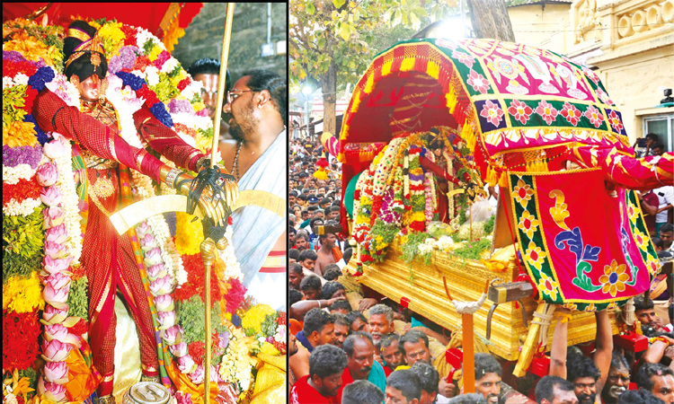 மதுரை நகரை வந்தடைந்தார் கள்ளழகர்.. பக்திப் பரவசத்துடன் பக்தர்கள் எதிர்சேவை

