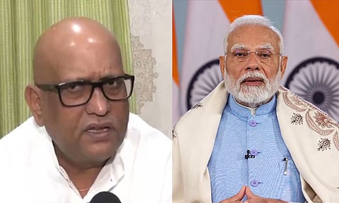 உடல்நலக்குறைவால் பாதிக்கப்பட்டுள்ள காங்கிரஸ் தலைவர் - விரைவில் குணமடைய பிரதமர் மோடி வாழ்த்து