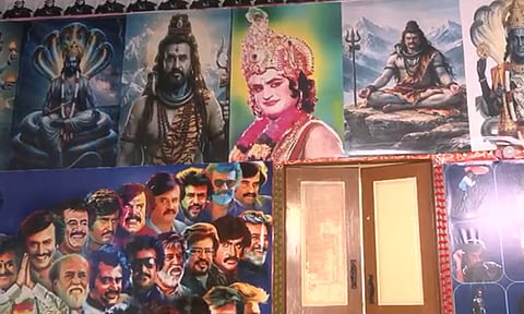 மதுரை:  நடிகர் ரஜினி கோவிலில் 16 வகையான பொருட்களை கொண்டு சிறப்பு அபிஷேகம்
