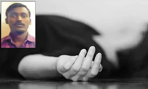 செல்போன் பேசியபடி சென்றபோது பரிதாபம்: 4-வது மாடியில் இருந்து தவறி விழுந்த வாலிபர் உயிரிழப்பு