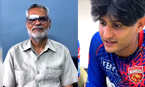 பந்து தாக்கி காயமடைந்த முதியவரிடம் நலம் விசாரித்த பிரியன்ஷி ஆர்யா