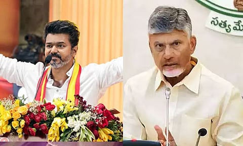 த.வெ.க. தலைவர் விஜய்க்கு ஆந்திர முதல்-மந்திரி சந்திரபாபு நாயுடு வாழ்த்து 