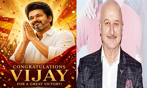 விஜய்யின் வெற்றி தற்செயலாக அமையவில்லை -  பாலிவுட் நடிகர் அனுபம் கெர்