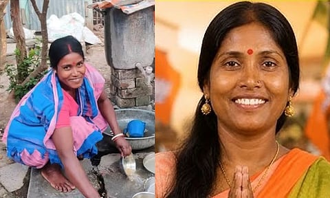 மேற்கு வங்காளம்:  வீட்டு வேலை செய்த பெண்மணி எம்.எல்.ஏ.வாகி சாதனை
