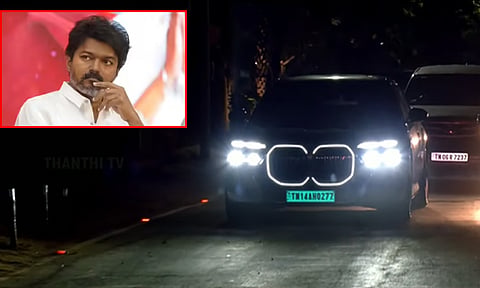 த.வெ.க. தலைவர் விஜய்க்கு வழங்கப்பட்ட கான்வாய் வாகனங்கள் வாபஸ்

