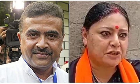 மேற்கு வங்காளத்தில்  முதல்-மந்திரி பதவிக்கு சுவேந்து அதிகாரி, அக்னிமித்ரா பால் பெயர்கள் பரிசீலனை