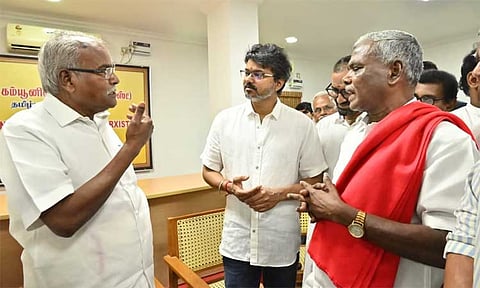த.வெ.க.வுக்கு ஆதரவு அளித்தது ஏன்? கம்யூனிஸ்டு கட்சிகள் விளக்கம்
