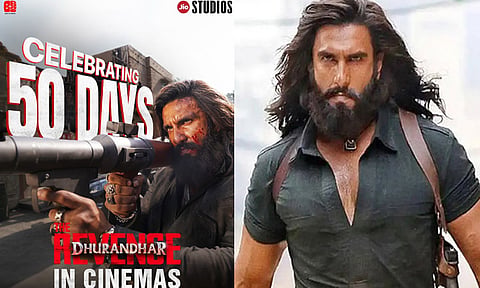 திரையில் 50 நாட்களை கடந்த  ரன்வீர் சிங்கின் “துரந்தர் 2”