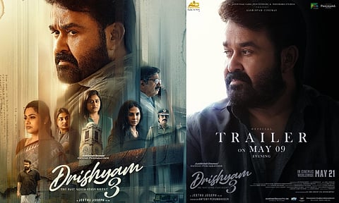 `திரிஷ்யம் 3' திரைப்படத்திற்கான டிரெய்லர் அப்பேட் கொடுத்த மோகன்லால்