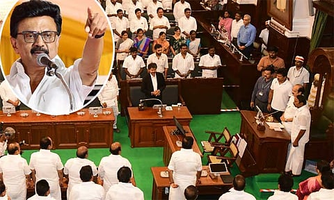 சட்டமன்றத்தில் எதிர்க்கட்சிகளின் குரல் அதிகம் ஒலிப்பதை உறுதி செய்க: மு.க.ஸ்டாலின்