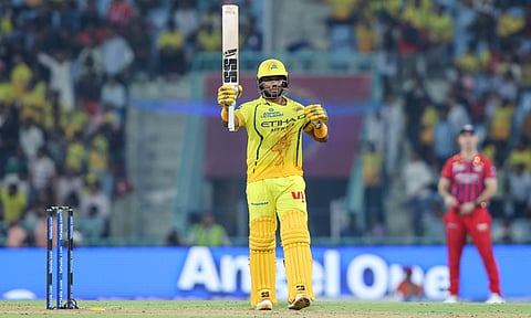 கார்த்திக் சர்மா அதிரடி: லக்னோ அணிக்கு 188 ரன்கள் இலக்கு நிர்ணயித்த சென்னை அணி