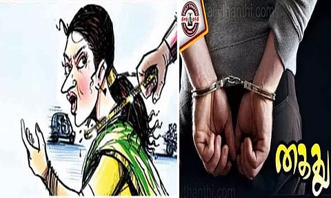 கோவில்பட்டியில் பெண்ணிடம் 6 சவரன் தாலிச்செயின் பறித்தவர் கைது