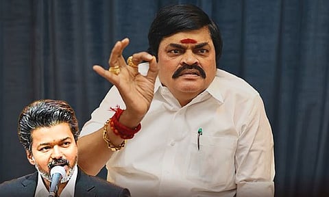 விஜய் சுனாமியில் சிக்கியவர்களில் நானும் ஒருவன் -  ராஜேந்திர பாலாஜி பேச்சு