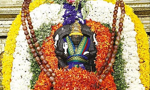 ஸ்ரீகாளஹஸ்தி சிவன் கோவிலில் சனீஸ்வரர் ஜெயந்தி விழா