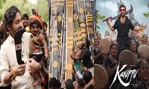 கருப்பணசாமிக்கு  18 அடி அரிவாள் காணிக்கை  செலுத்திய “கருப்பு” பட இயக்குநர் ஆர்.ஜே. பாலாஜி