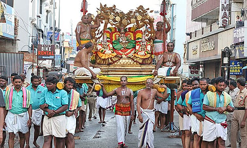 திருப்பதி பிரம்மோற்சவம், கோவிந்தராஜ சுவாமி கற்பகவிருட்ச வாகன சேவை