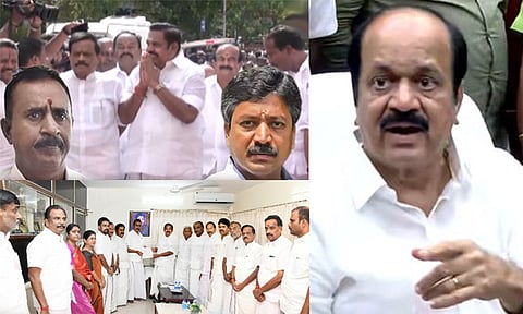 தகுதிநீக்கம் கோரிய மனுக்களை வாபஸ் பெற்ற இரு அ.தி.மு.க. அணிகள்: ‘நாளை முடிவை அறிவிப்பேன்’ -  சபாநாயகர்