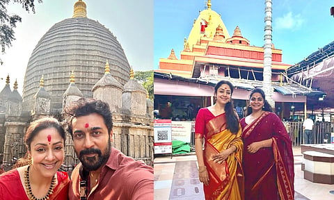 “சிஸ்டம்” படத்தின் வெற்றியை கடவுளுக்கு சமர்ப்பித்த  ஜோதிகா