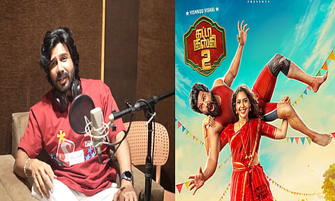 “கட்டா குஸ்தி 2” படத்தின்  டப்பிங் பணிகளை நிறைவு செய்த விஷ்ணு விஷால்