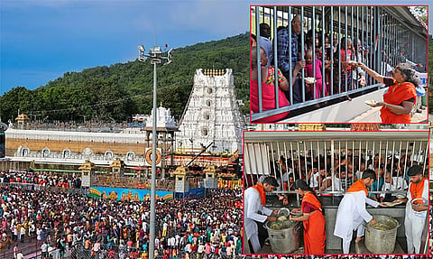 திருப்பதியில் 15 மணிநேரம் காத்திருந்து பக்தர்கள் சாமி தரிசனம்