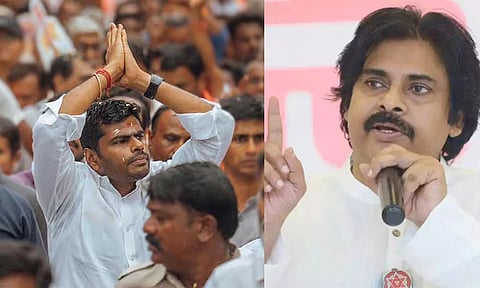 "தமிழ்நாட்டின் எதிர்காலம் அண்ணாமலை"  - ஆந்திர துணை முதல் - மந்திரி பவன் கல்யாண் 
