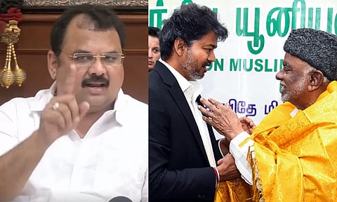விஜய் ரசிகர் மன்ற தலைவரா காதர் மொய்தீன்..? - தி.மு.க.வின் எம்.எம்.அப்துல்லா சாடல்