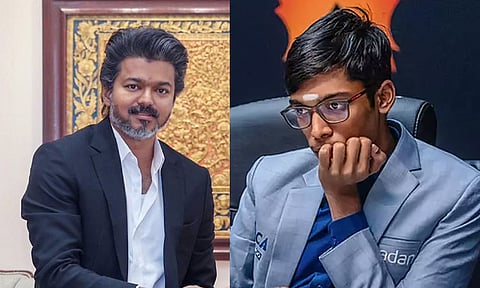 நார்வே செஸ் தொடரில் சாம்பியன் பட்டம் வென்ற பிரக்ஞானந்தாவுக்கு முதல்-அமைச்சர் விஜய் வாழ்த்து