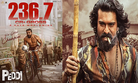 3 நாட்களில் ரூ236 கோடி வசூல் ஈட்டிய ராம் சரணின் “பெத்தி”