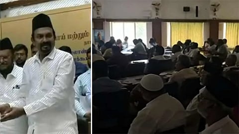 அமைச்சர் ஷாஜகான் பங்கேற்ற நிகழ்ச்சியில் மின்வெட்டு