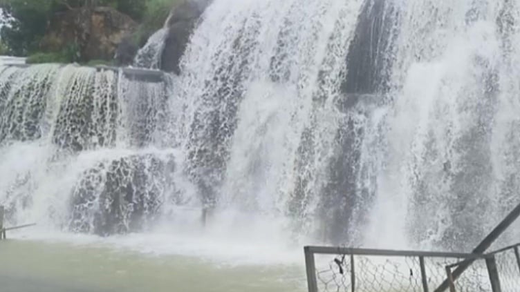 குமரியில் கனமழை நீடிப்பு; திற்பரப்பு அருவியில் குளிக்க தடை