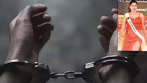 மாடல் அழகி கைது 