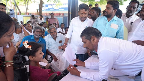 சமூக நீதித்துறை அமைச்சர் வன்னி அரசு