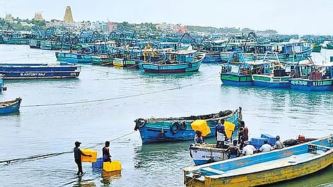 மீன்பிடி தடைக்காலம் இன்றுடன் நிறைவு: கடலுக்கு செல்ல தயாராகும் மீனவர்கள்