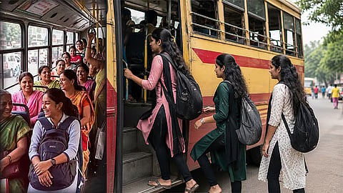 கேரளாவில் இன்று முதல் பெண்களுக்கு இலவச பஸ் சேவை
