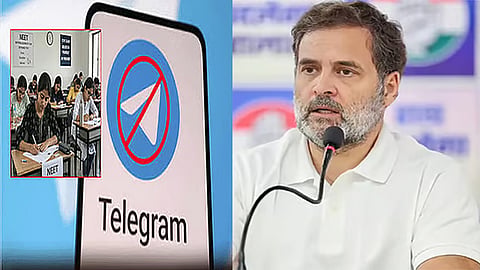 டெலிகிராம் மீது தடை  – ராகுல் காந்தி 