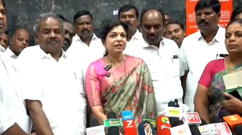 ‘போதைப்பழக்கம் இருக்கும் வரை பெண்கள், குழந்தைகள் பாதுகாப்பு என்பது கனவுதான்’ - சவுமியா அன்புமணி