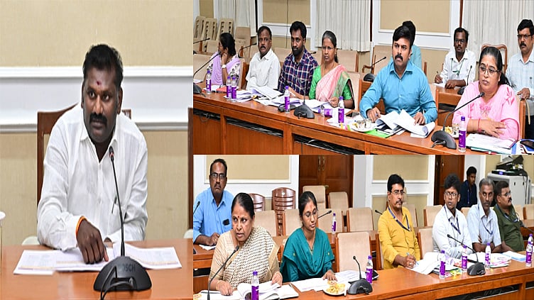 இலங்கை தமிழர்களுக்கு புதிய வீடுகள்: அமைச்சர் தலைமையில்  ஆய்வு கூட்டம்