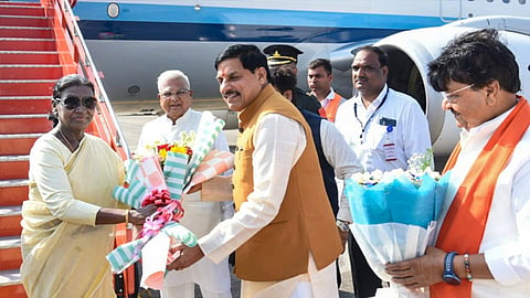 5 நாள் பயணமாக மத்தியப் பிரதேசம் சென்றார் ஜனாதிபதி திரவுபதி முர்மு