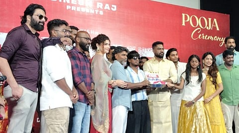 வாலிபாலை மையமாகக் கொண்ட 'அட்டாக்கர்'... பூஜையுடன் தொடங்கிய படப்பிடிப்பு